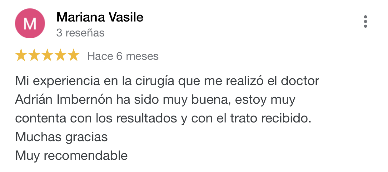 Opinión de paciente