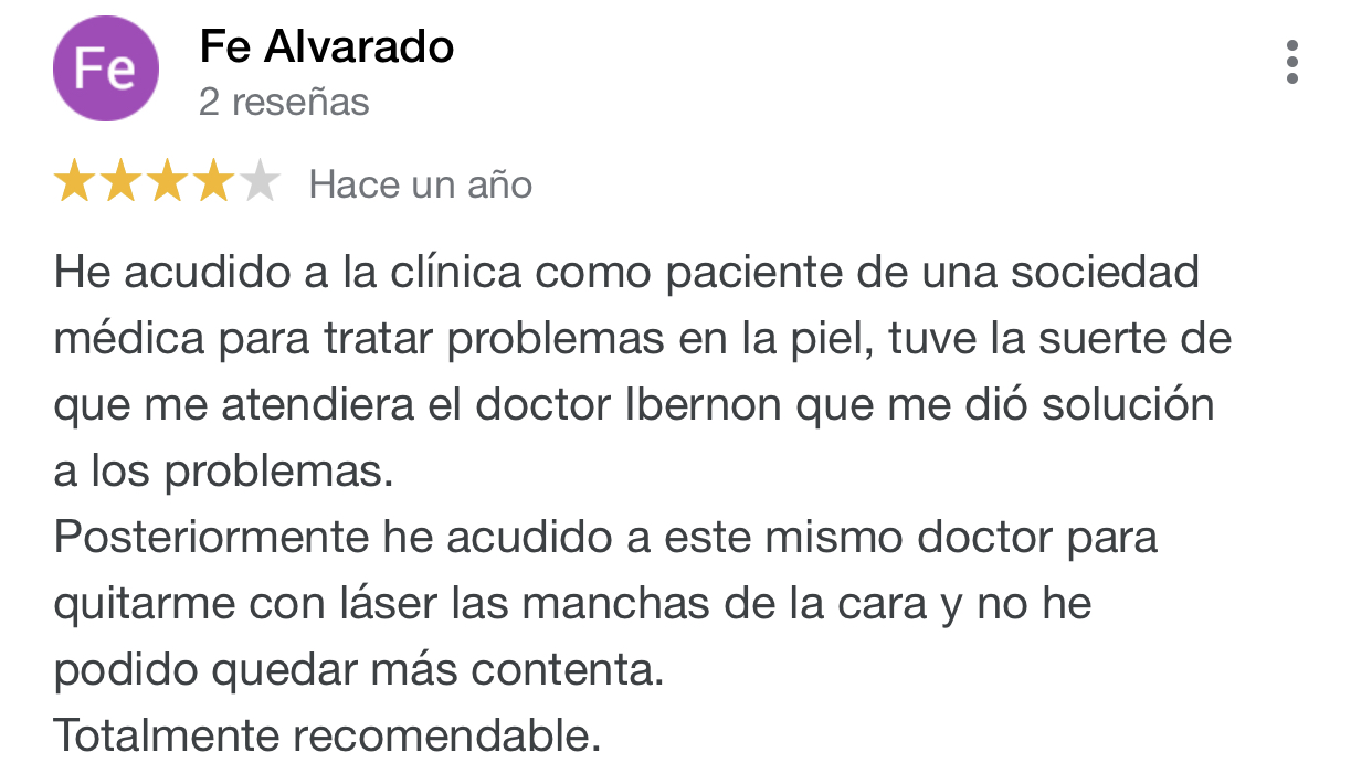 Opinión de paciente