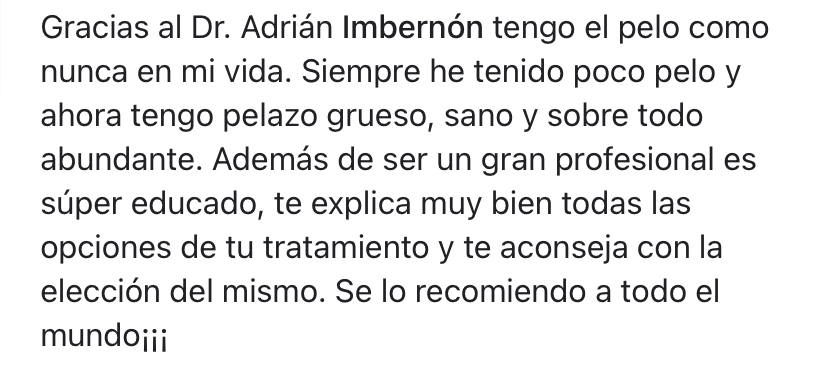 Opinión de paciente